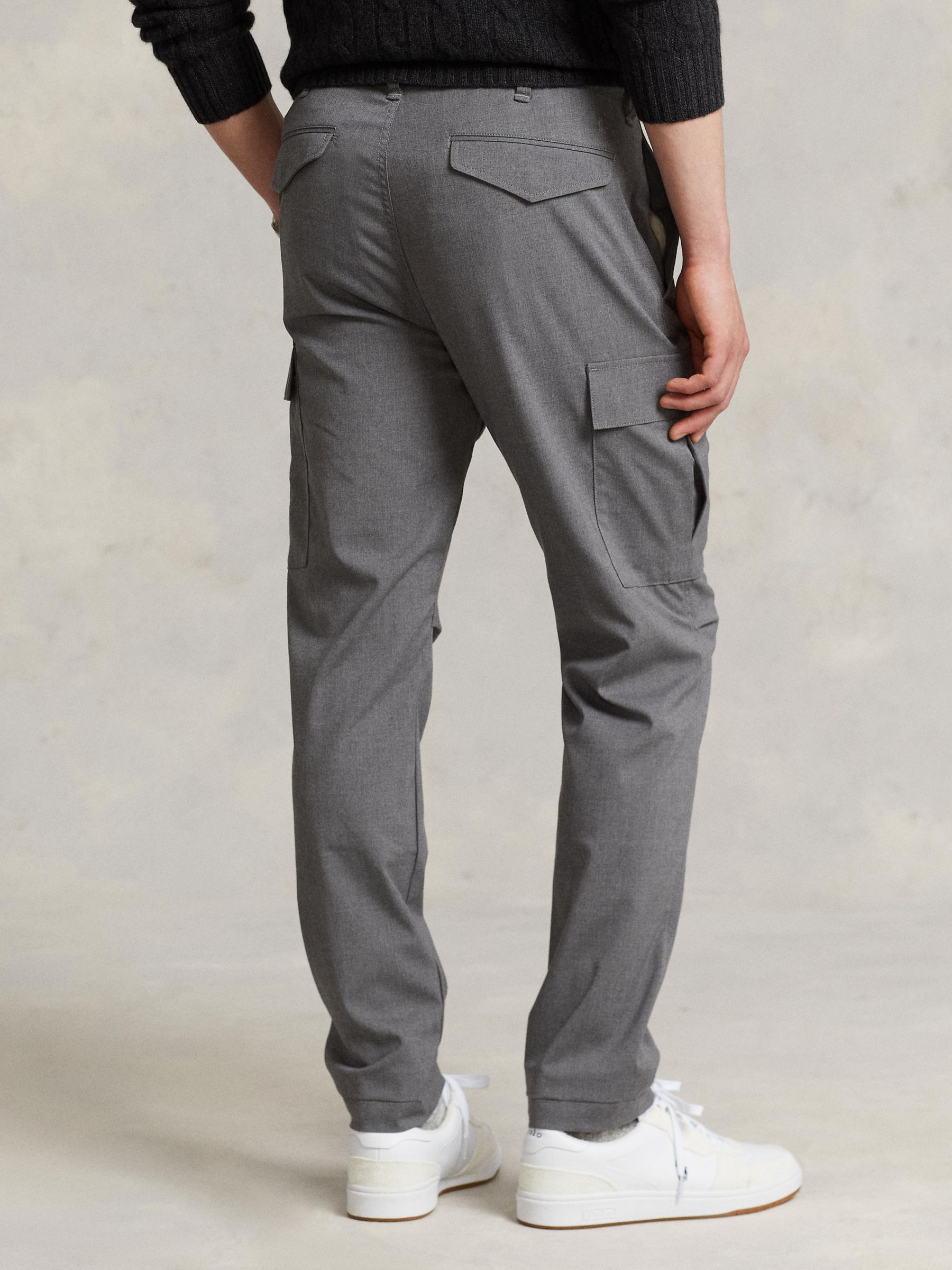 Polo Ralph Lauren Cargo Trousers, Grey Heather