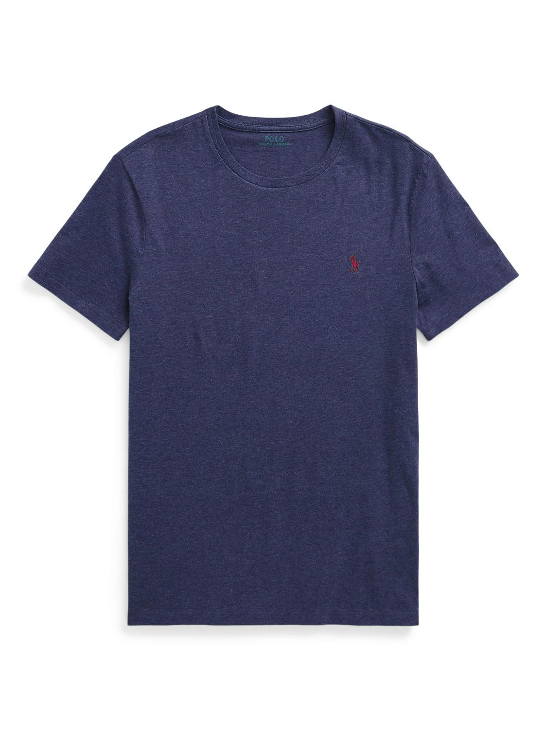 Polo Ralph Lauren Short Sleeve Custom Fit Crew Neck T-Shirt, Navy ...