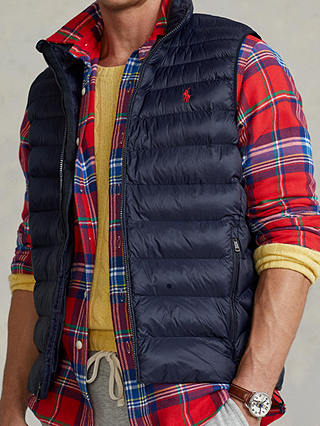 Polo Ralph Lauren Terra Packable Recycled Fill Gilet, Collection Navy