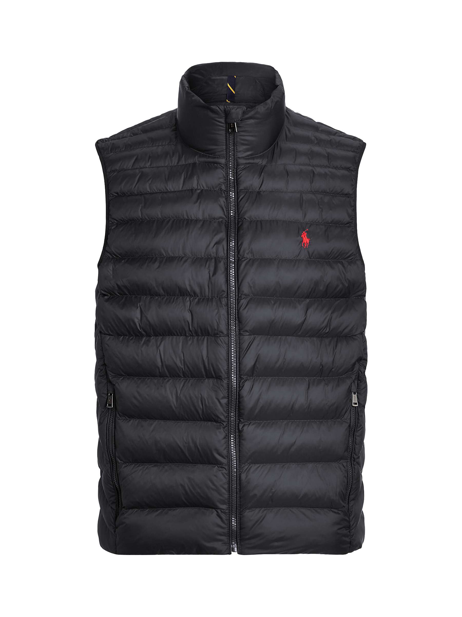 Polo Ralph Lauren Terra Packable Recycled Fill Gilet, Polo Black at ...