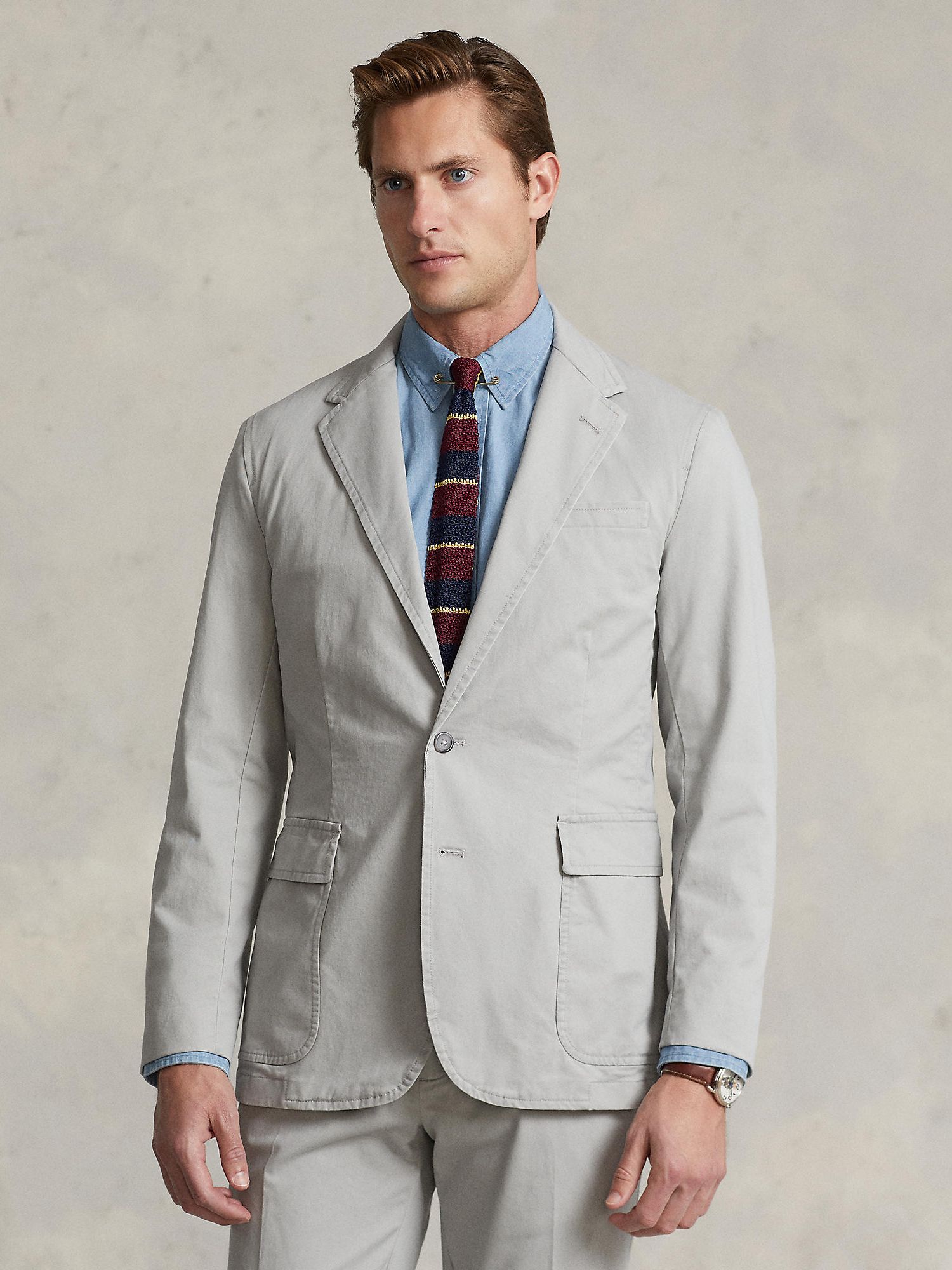 Polo Ralph Lauren Cotton Blend Blazer, Andover Grey