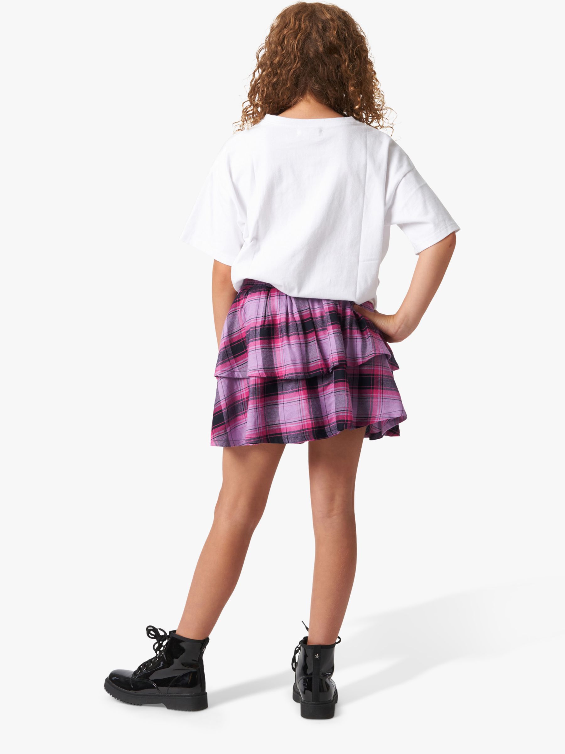 Buy Angel & Rocket Kids' Gigi Hey Girl T-Shirt, White Online at johnlewis.com