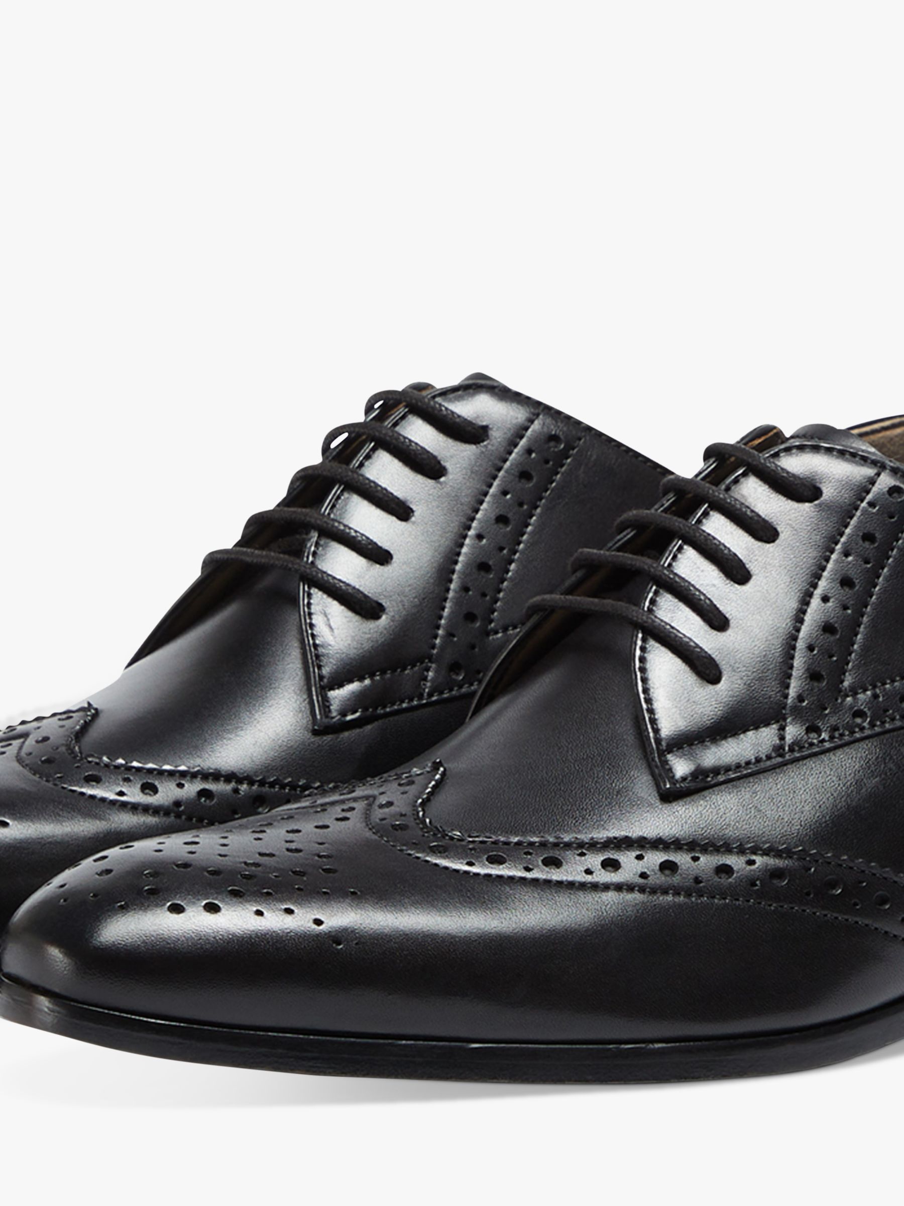 Oliver Sweeney Fressingfield Derby Brogue Shoes, Black, 7