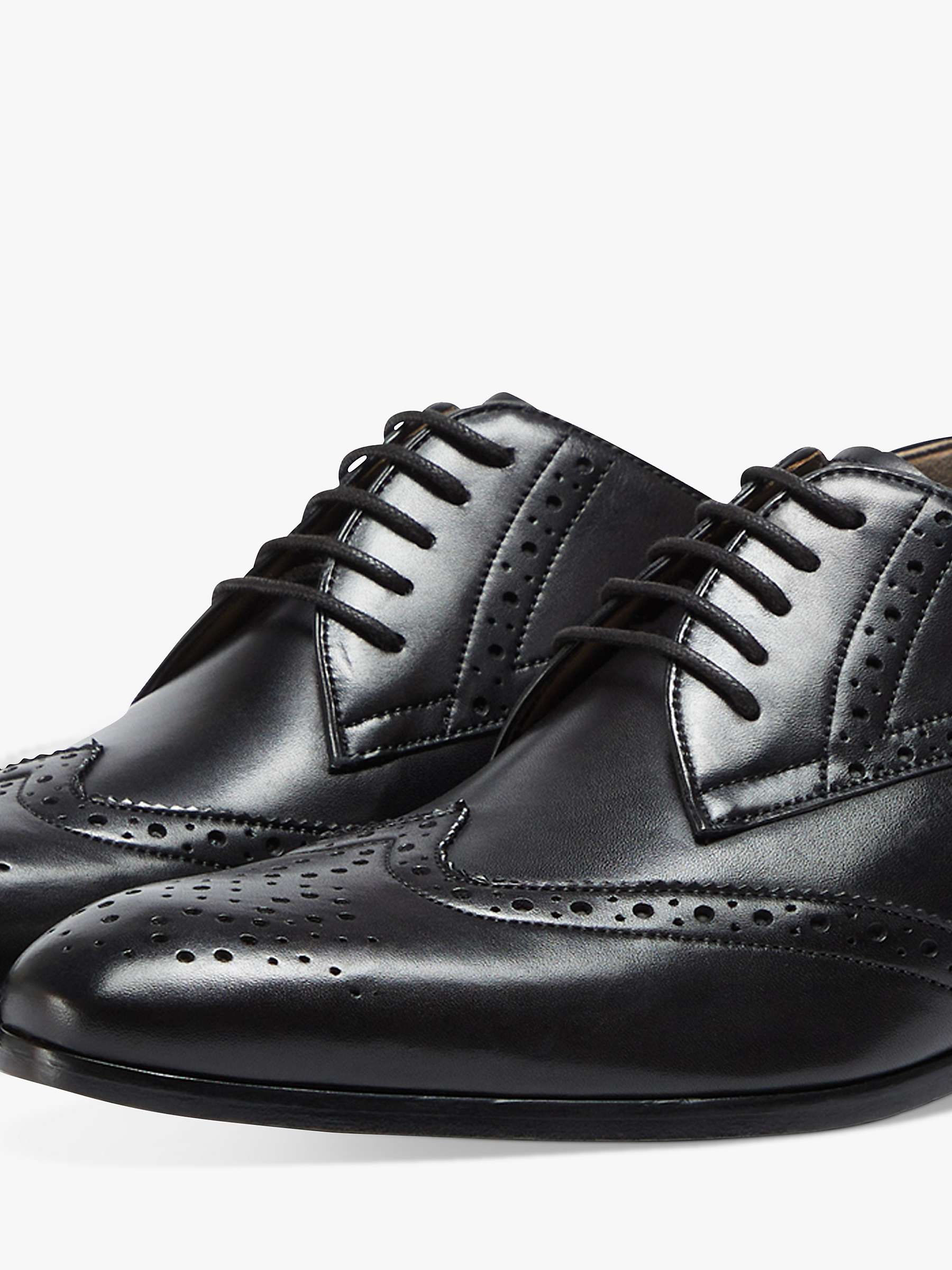 Buy Oliver Sweeney Fressingfield Derby Brogue Shoes, Black Online at johnlewis.com