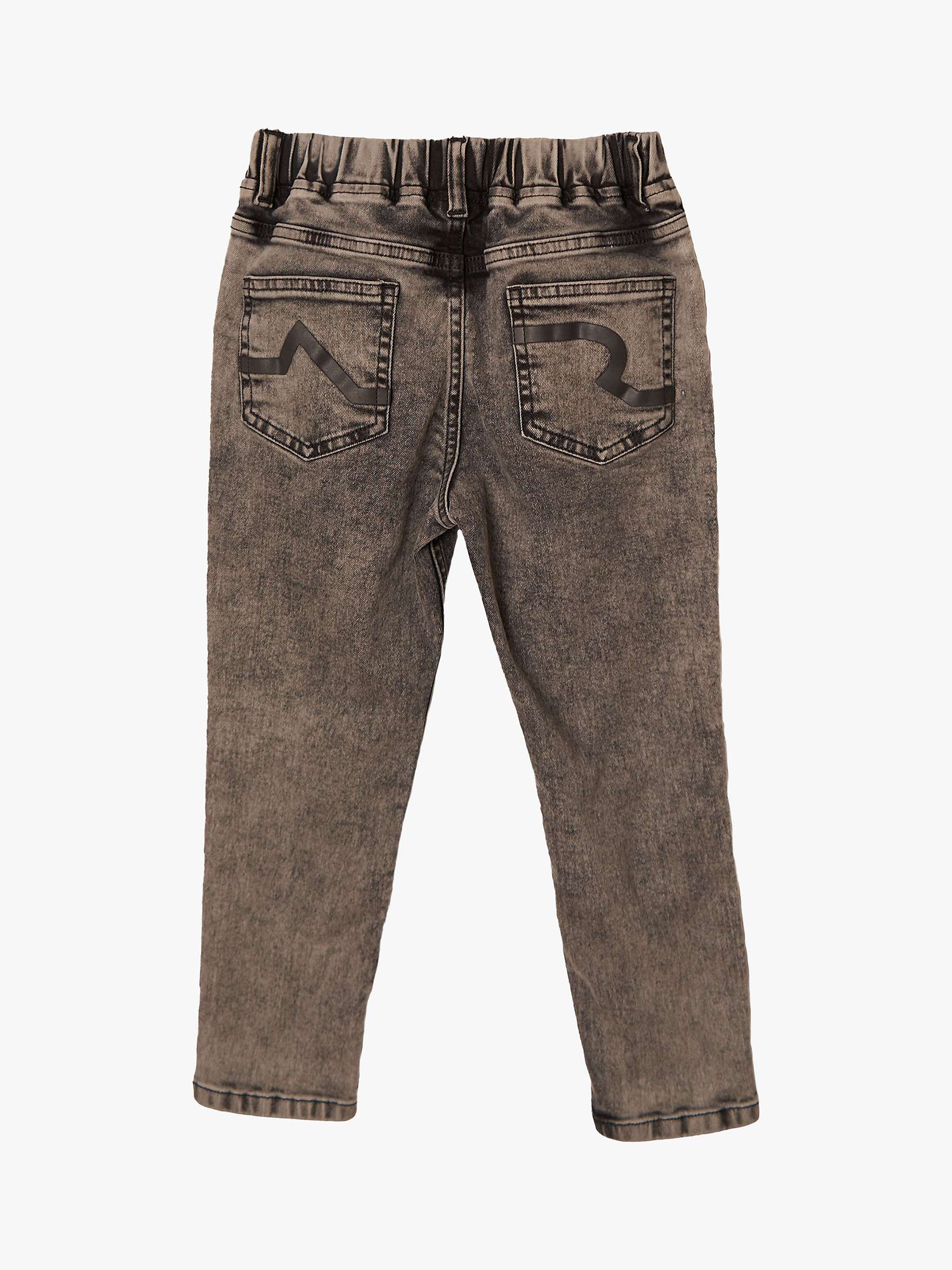 Buy Angel & Rocket Boy's Kyron Straight Cut Jeans, Grey Online at johnlewis.com