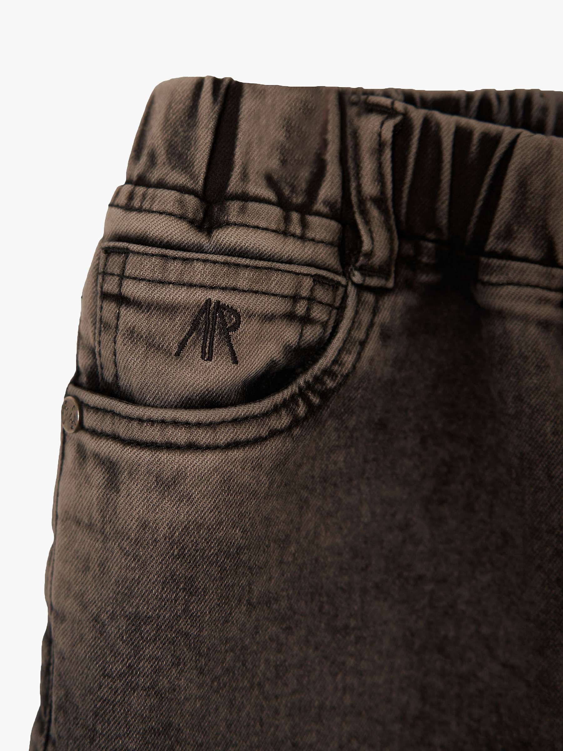 Buy Angel & Rocket Boy's Kyron Straight Cut Jeans, Grey Online at johnlewis.com