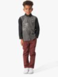 Angel & Rocket Kids' Hendrix Splatter Shirt, Grey