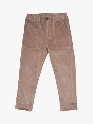 Angel & Rocket Kids' Julian Oversized Corduroy Trousers, Grey