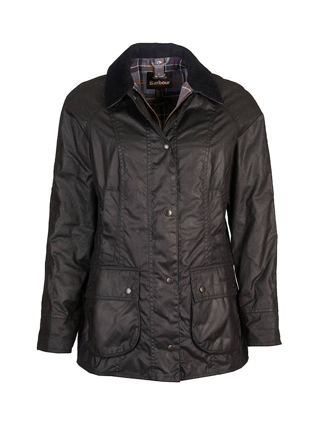 Barbour Bedale Plain Wax Jacket, Black