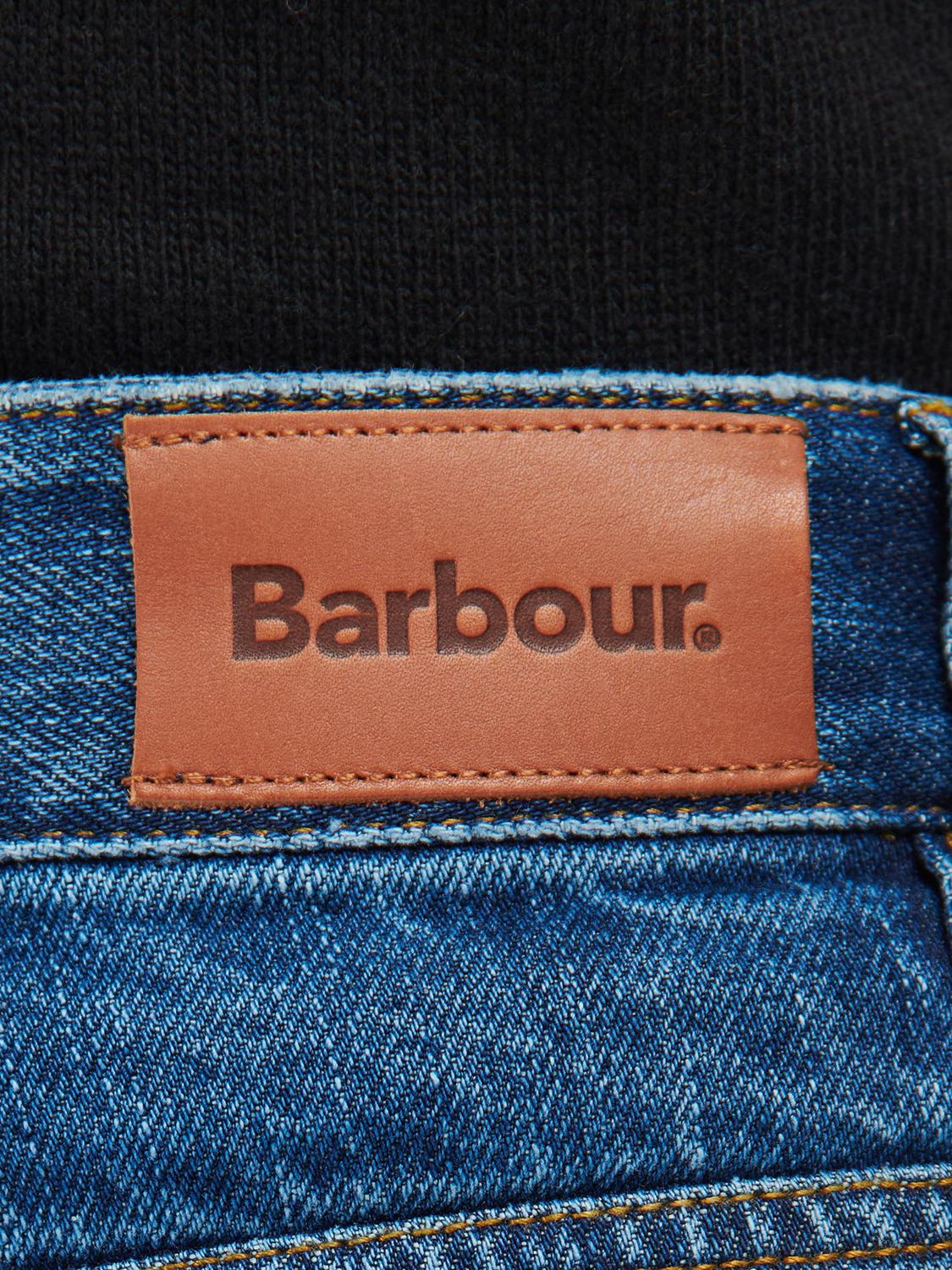 Barbour Moorland High Rise Cropped Jeans, Original Wash, 8