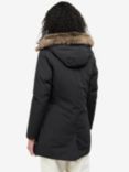 Barbour Maya Faux Fur Hood Jacket, Black