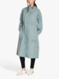 Thought Kamila Organic Cotton Showerproof Jacket, Foam Blue
