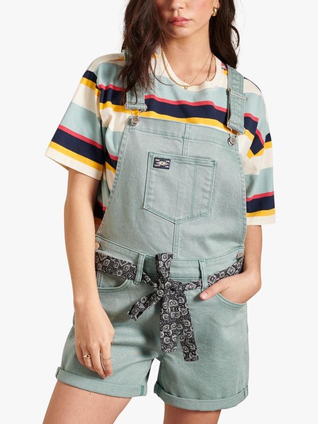 Superdry clearance dungaree shorts