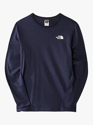 The North Face Easy Long Sleeve T-Shirt, Summit Navy at John Lewis &  Partners