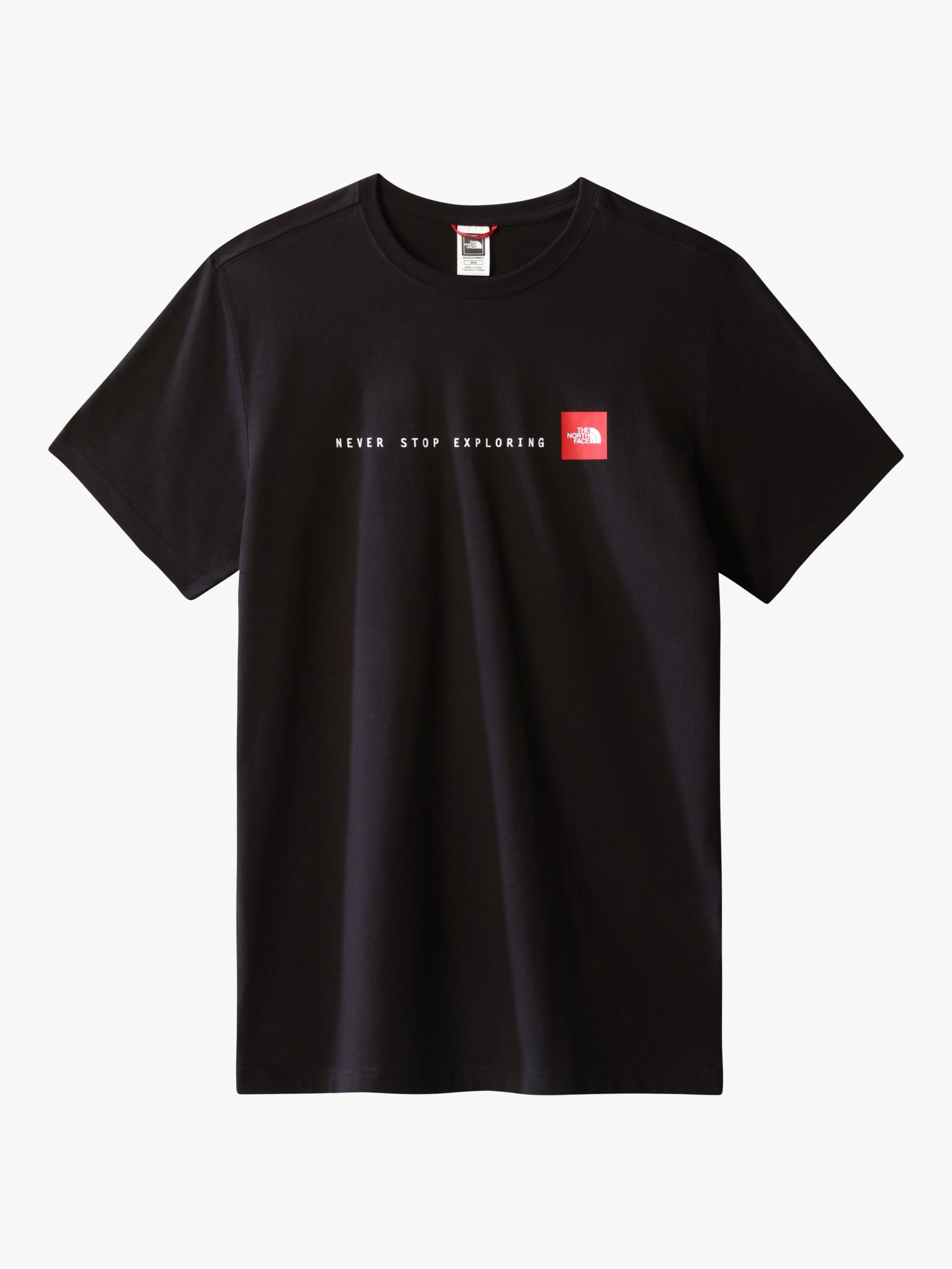 The North Face Never Stop Exploring Logo T-Shirt, Tnf Black at John ...