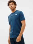 The North Face Redbox Cotton T-Shirt, Shady Blue