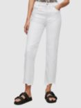 AllSaints Kim Straight Leg Jeans, White