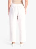 chesca Linen Trousers, White, White