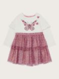 Monsoon Baby Ditsy Disco Butterfly Skirt Dress