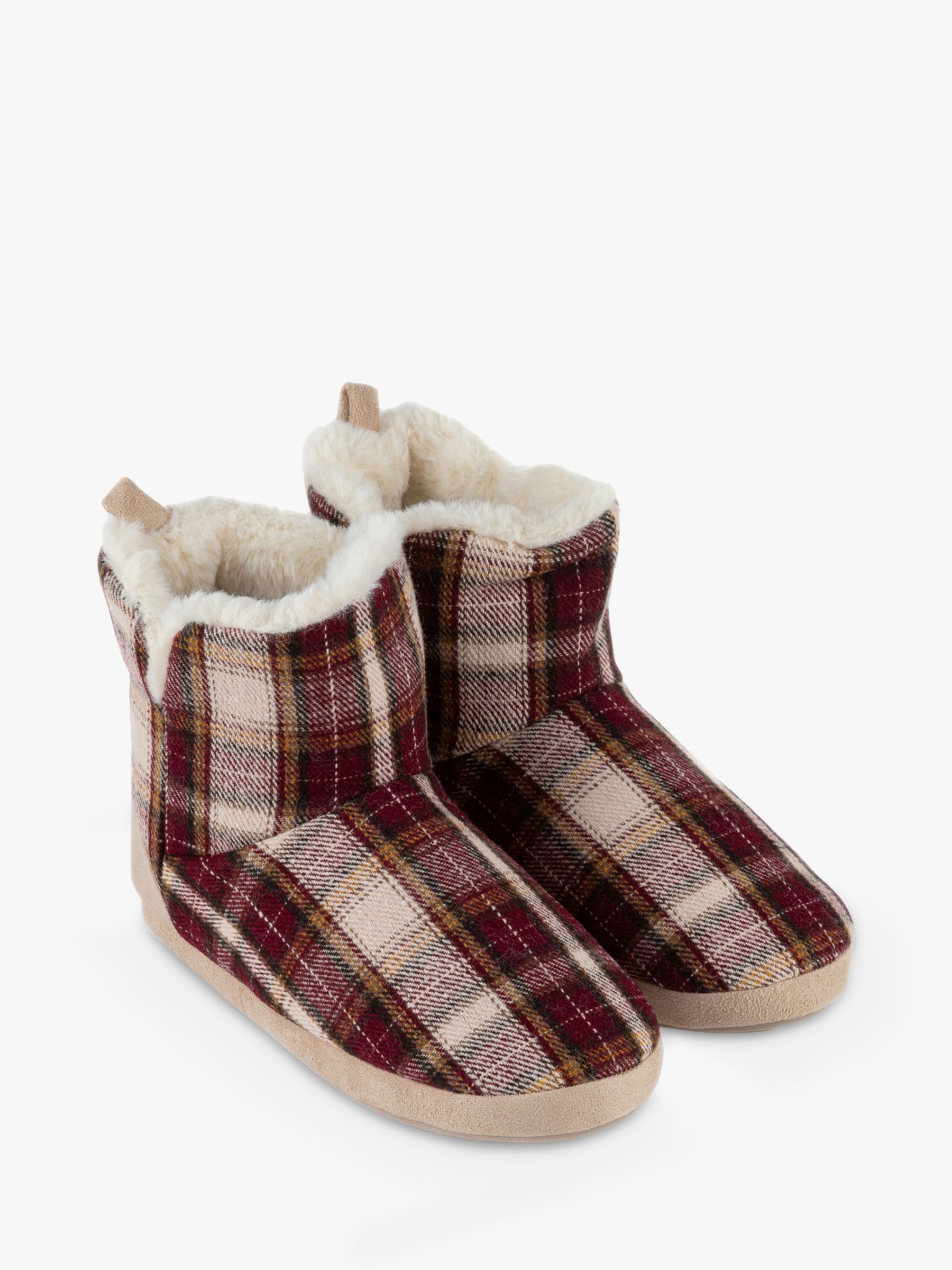 Tartan 2024 boot slippers