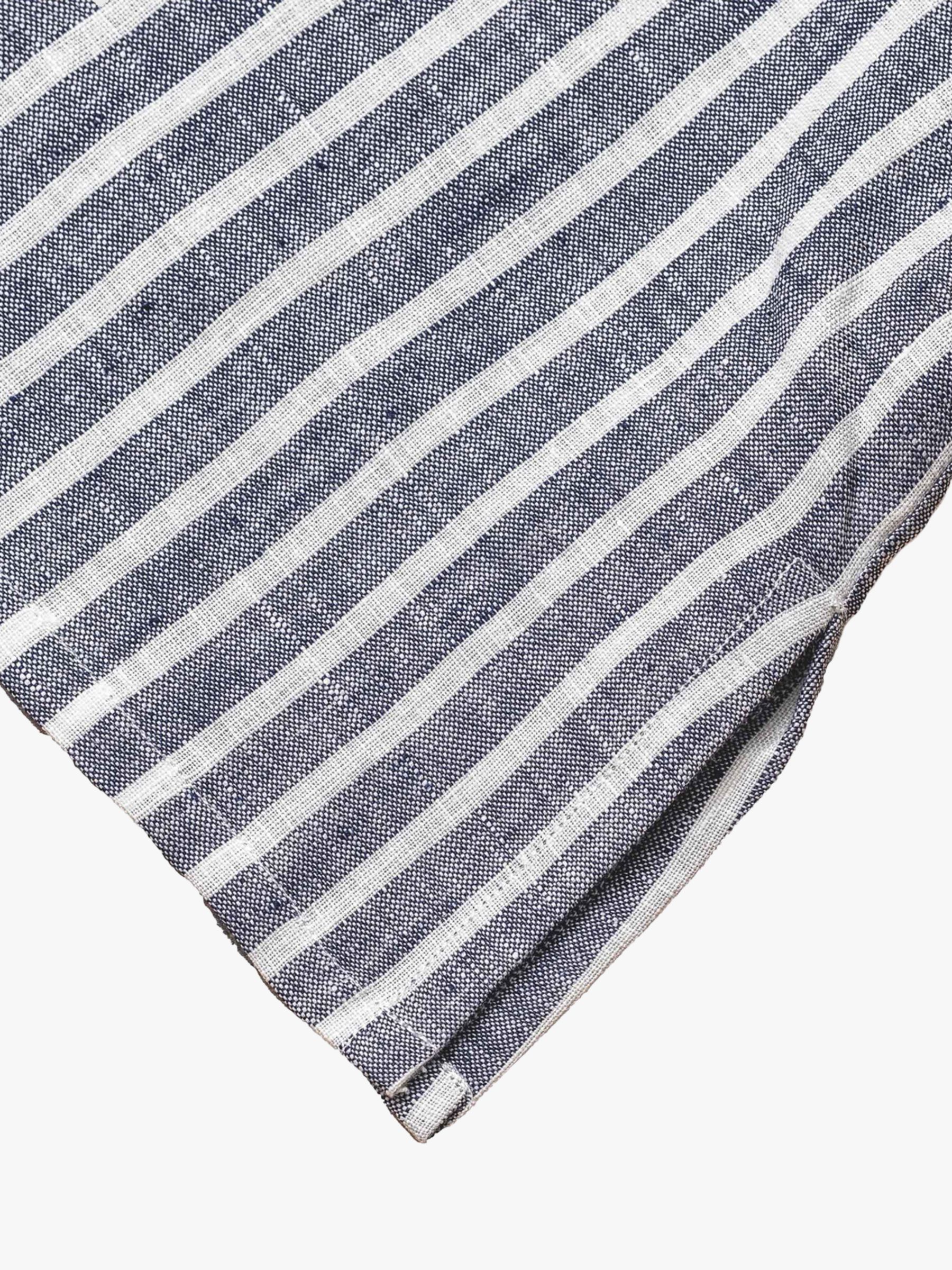 Buy Piglet in Bed Stripe Linen Cami & Shorts Pyjama Set, Midnight Online at johnlewis.com