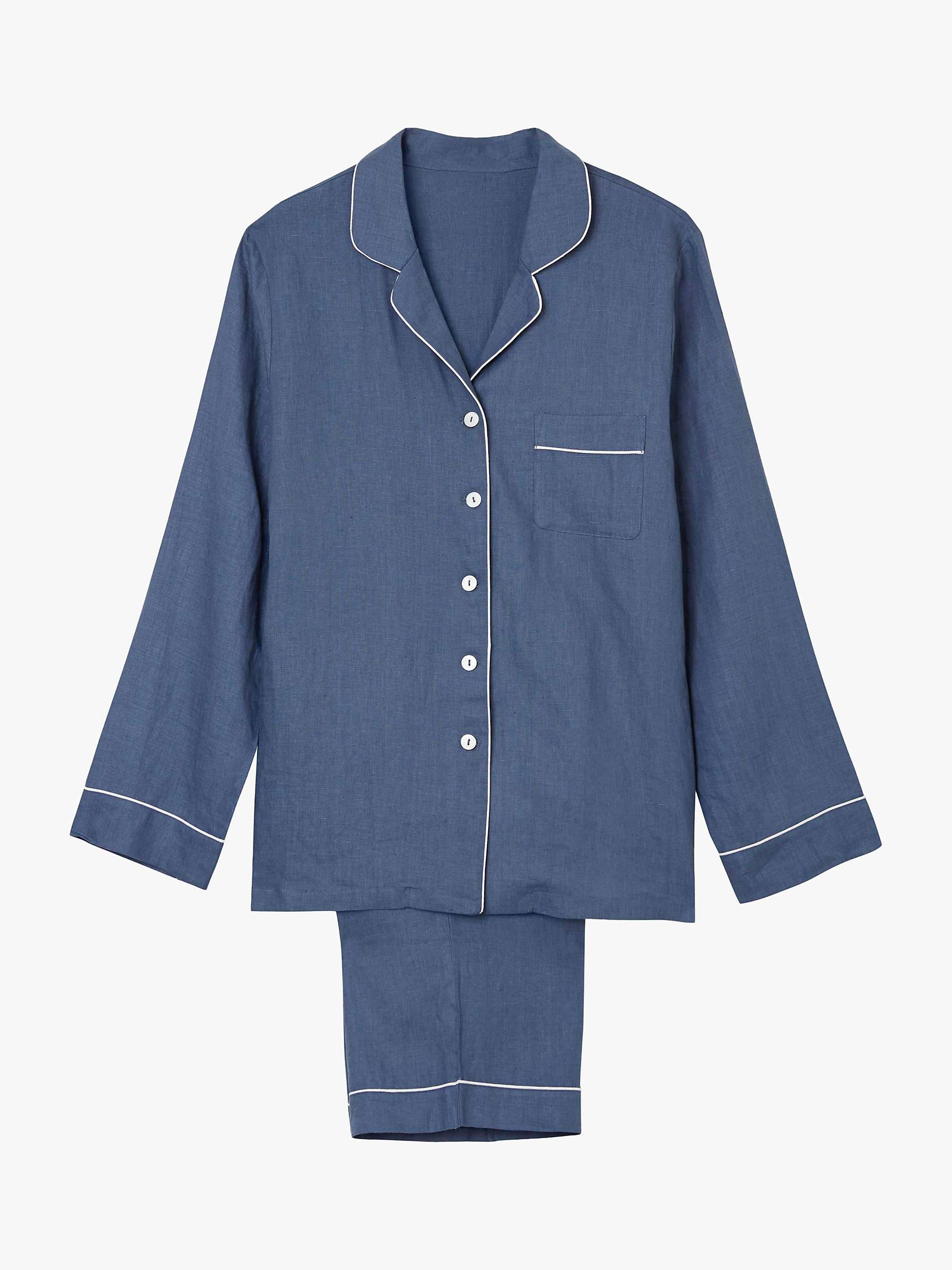 Buy Piglet in Bed Linen Shirt & Trouser Pyjama Set Online at johnlewis.com