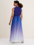 Phase Eight Piper Ombre Maxi Dress, Blue, Blue