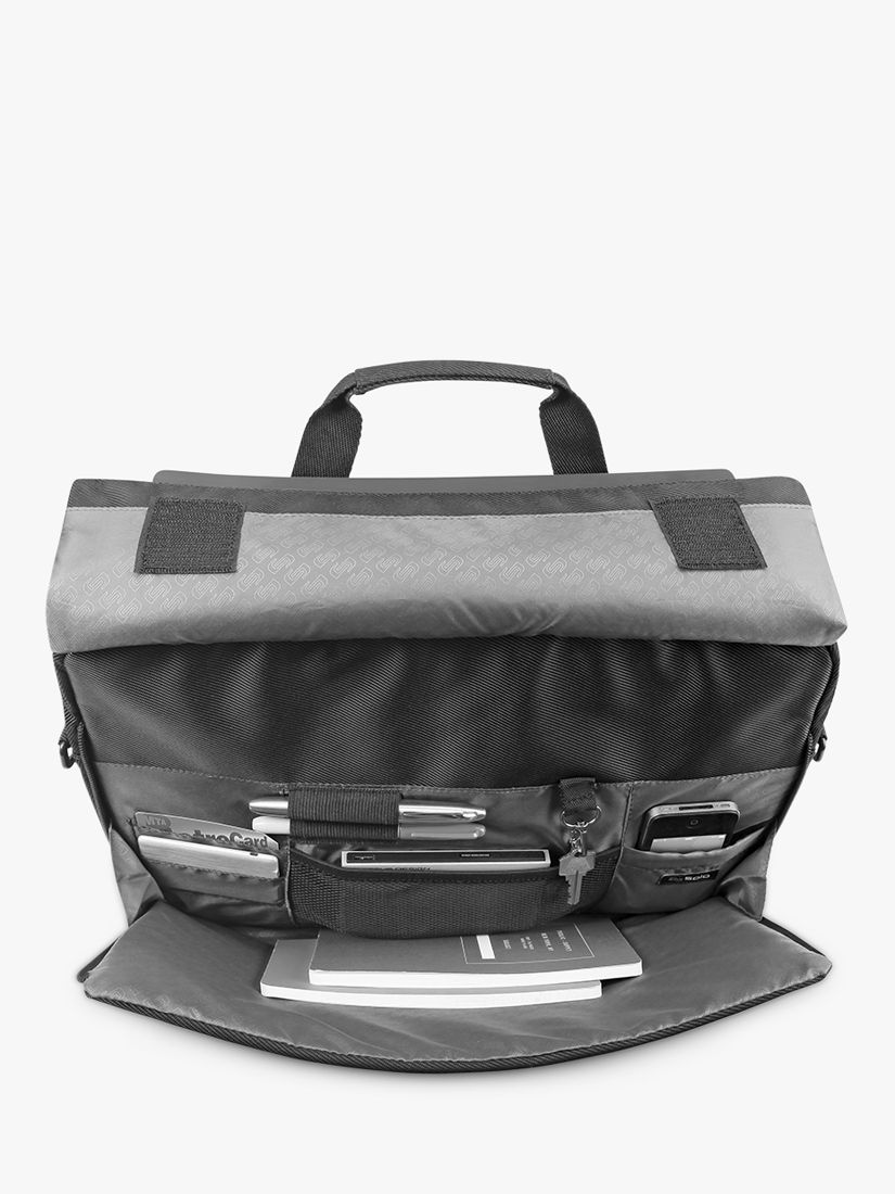 Solo NY Chrysler 17.3" Laptop Briefcase, Black