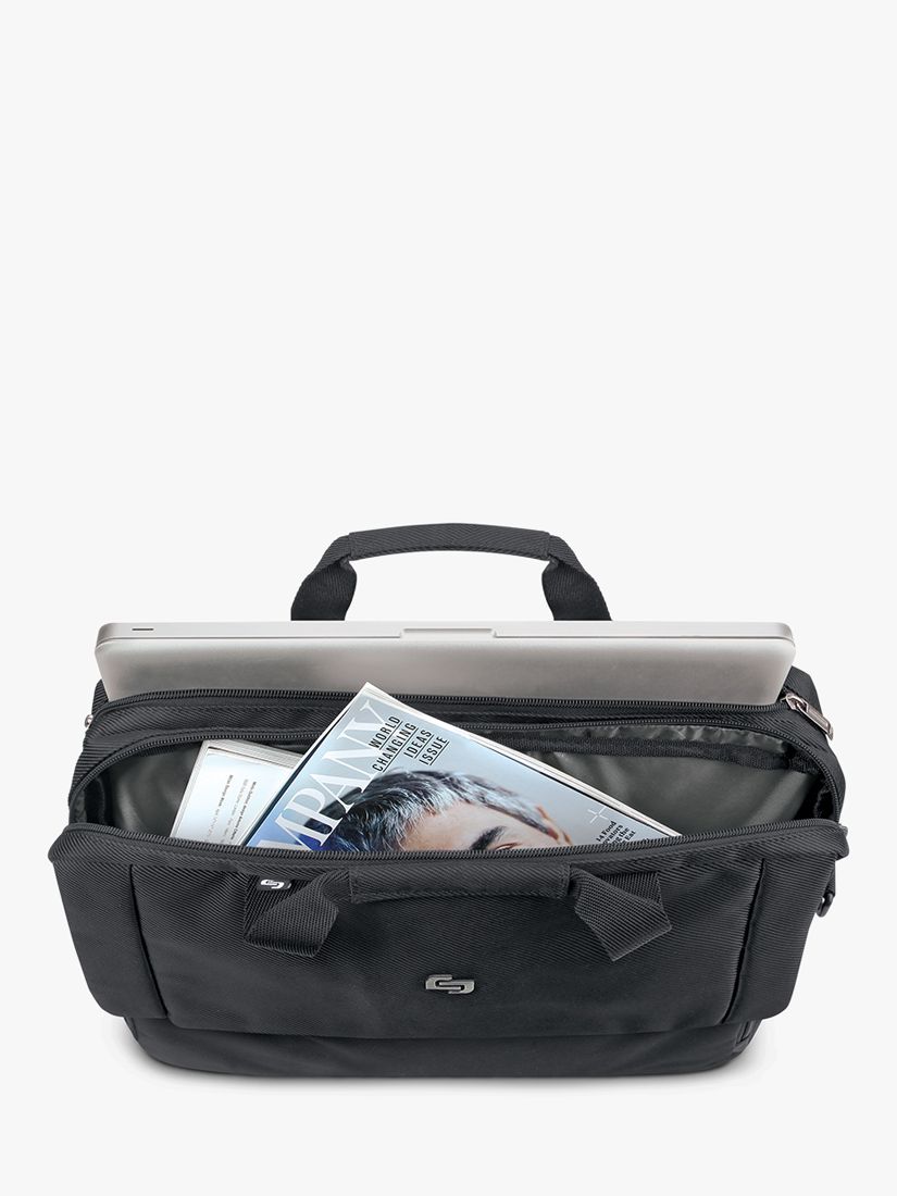 Solo NY Chrysler 17.3" Laptop Briefcase, Black