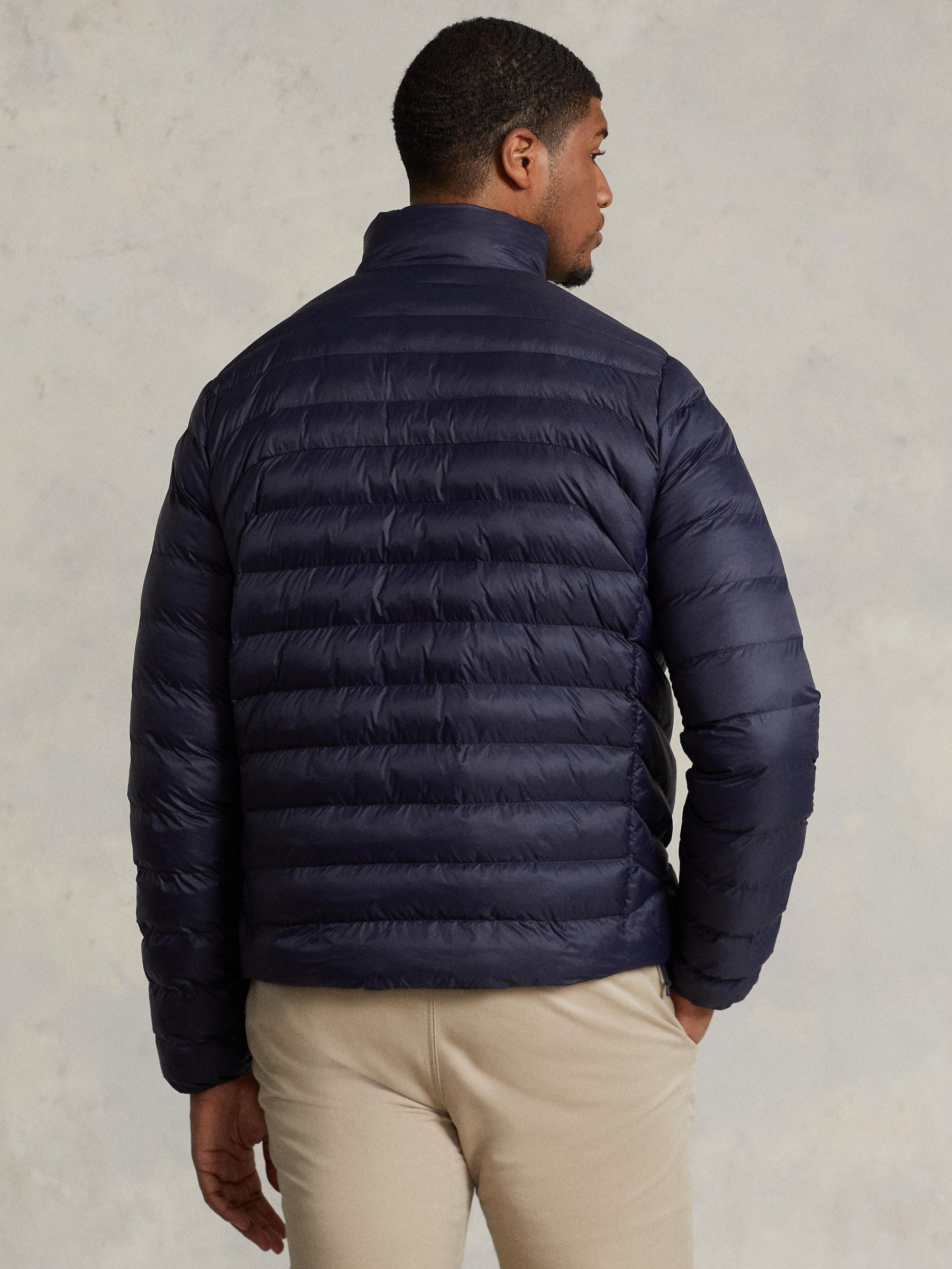 Polo Ralph Lauren Big & Tall Terra Packable Recycled Fill Jacket,  Collection Navy