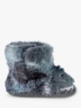 totes Kids' Fluffy Dinosaur Slippers