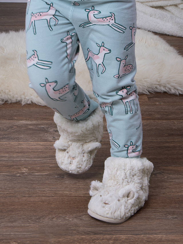 totes Kids' Polar Bear Boot Slippers