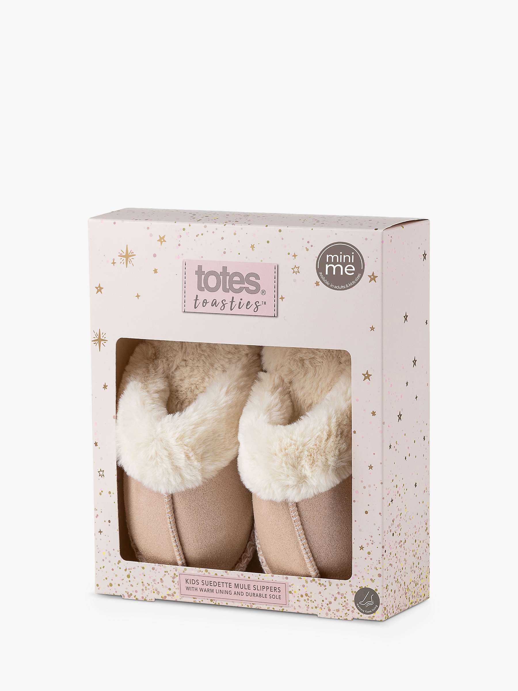 Buy totes Kids' Sparkle Suede Mule Slippers Online at johnlewis.com