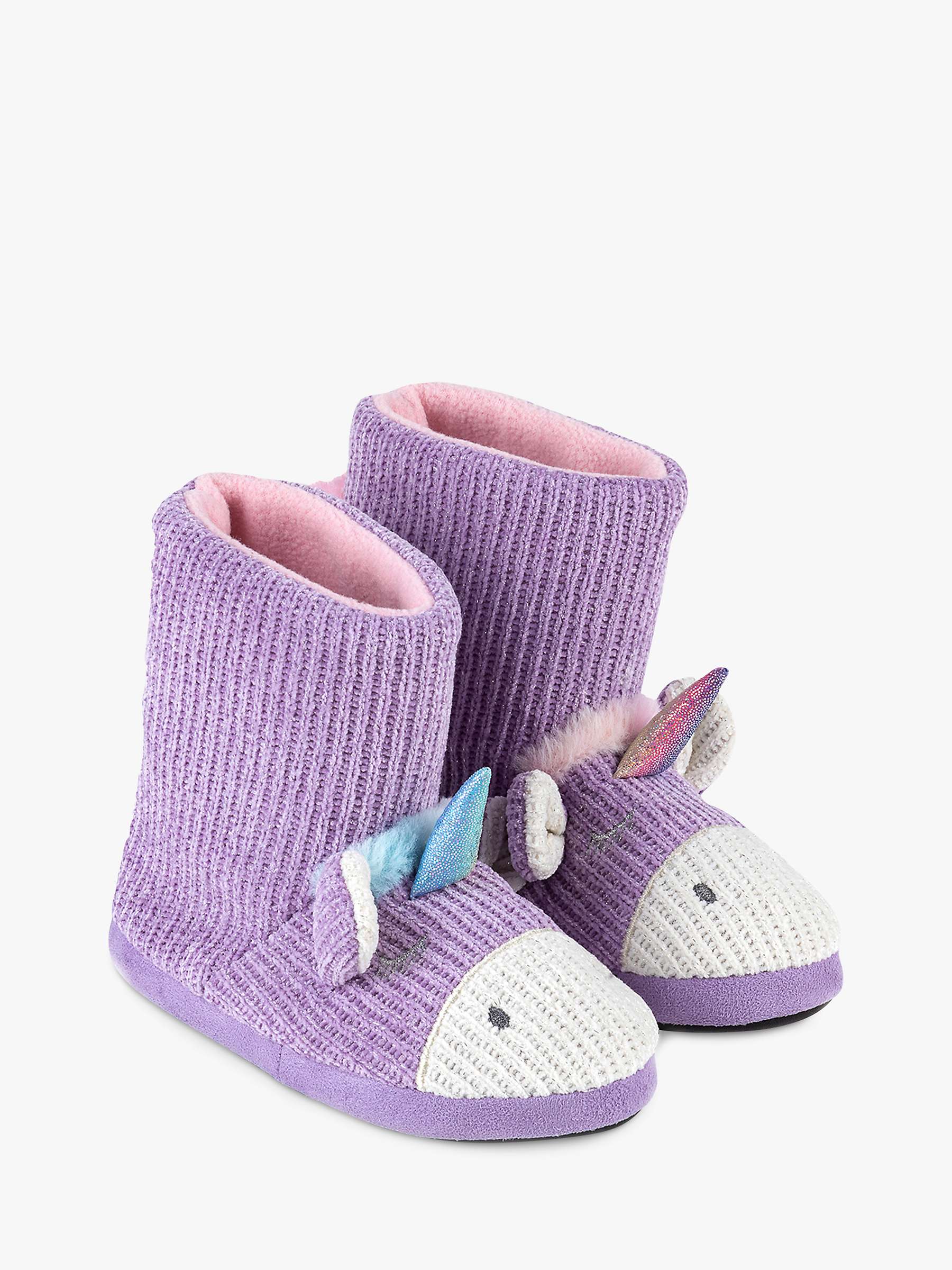 Buy totes Kids' Unicorn Boot Slippers Online at johnlewis.com