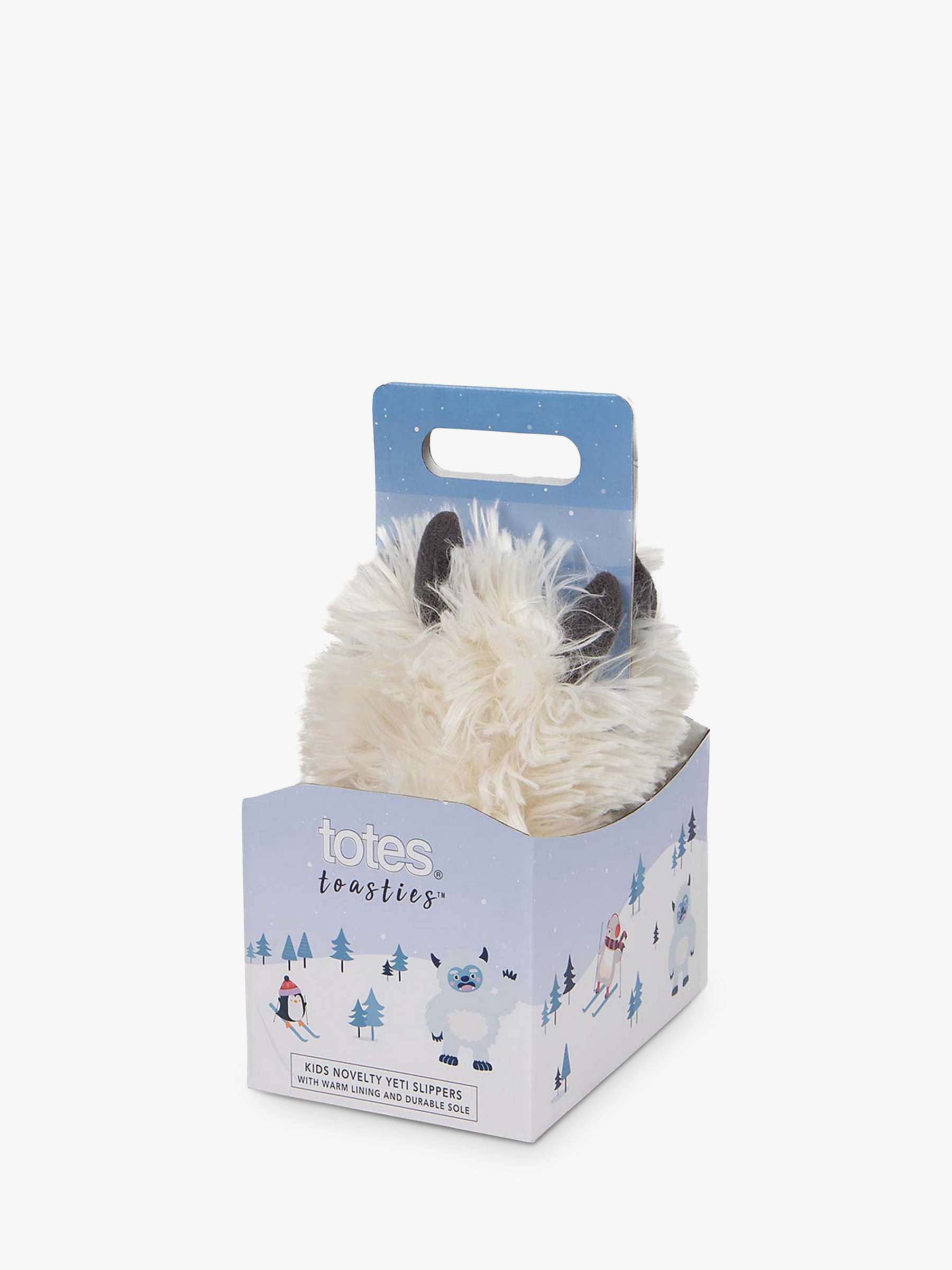 Buy totes Kids' Fluffy Yeti Slippers Online at johnlewis.com
