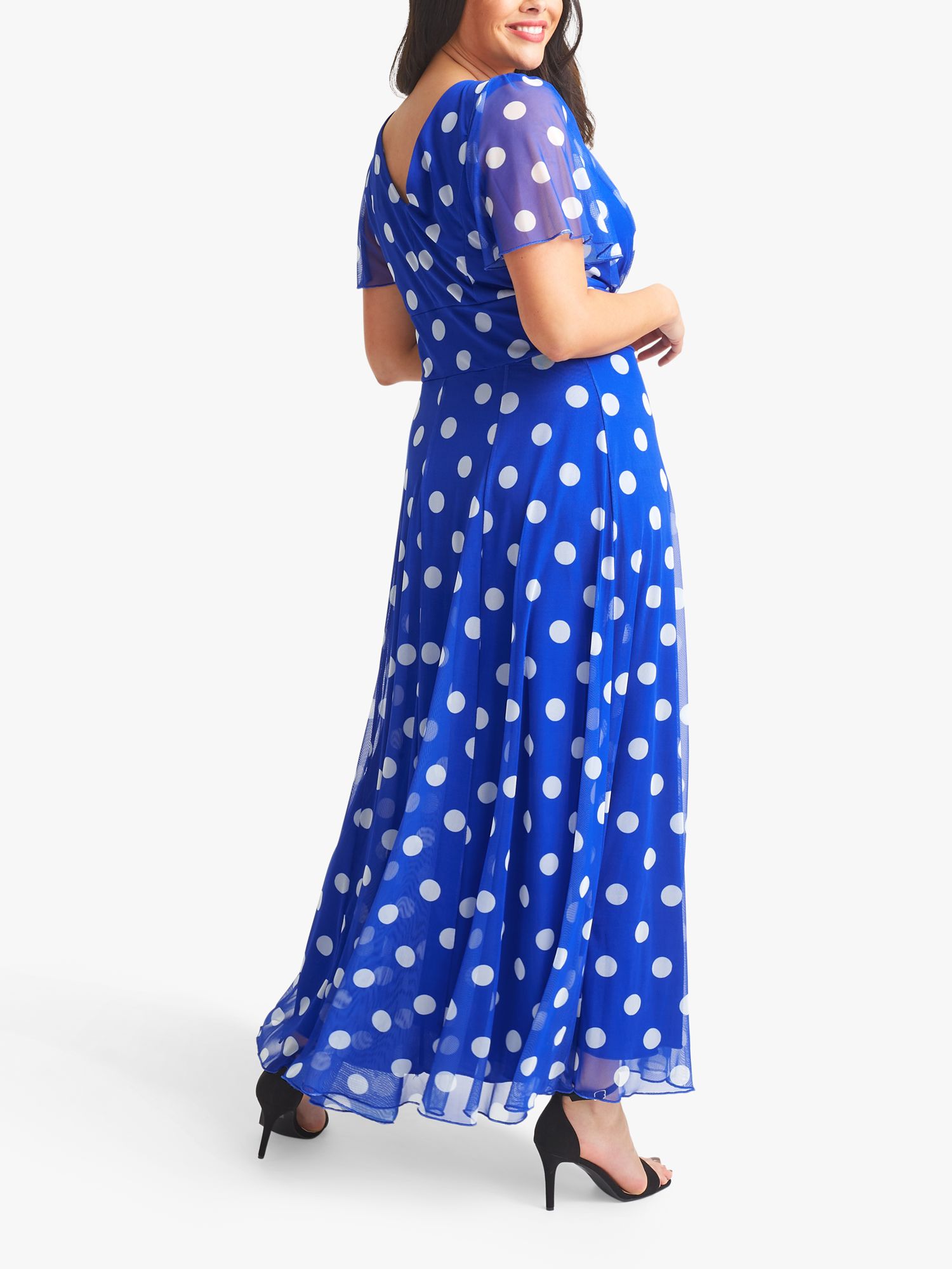 Buy Scarlett & Jo Isabelle Spot Print Float Sleeve Maxi Dress Online at johnlewis.com