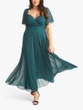 Scarlett & Jo Kemi Maxi Dress, Dark Green