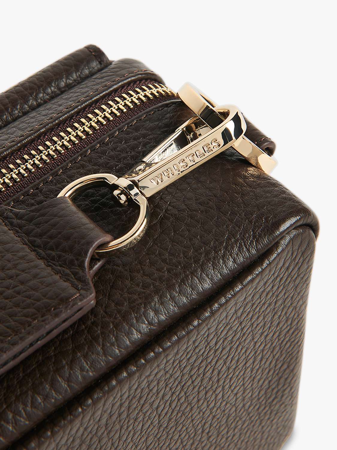 Buy Whistles Bibi Leather Crossbody Bag Online at johnlewis.com