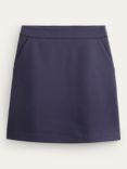 Boden Jersey Mini Skirt, Navy