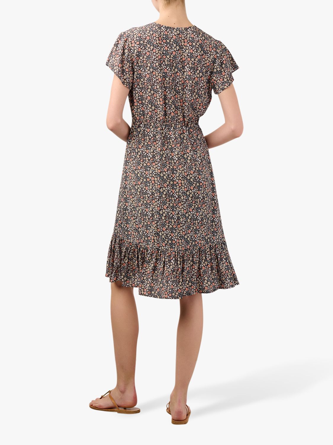 Rails Kiki Crepe Knee Length Dress, Vintage Floral at John Lewis & Partners