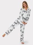 Chelsea Peers Zebra Print Recycled Long Pyjamas