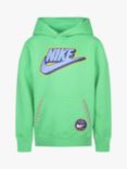 Nike Kids' Spot Logo Hoodie, Green
