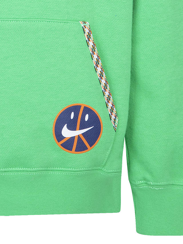 Nike Kids' Spot Logo Hoodie, Green
