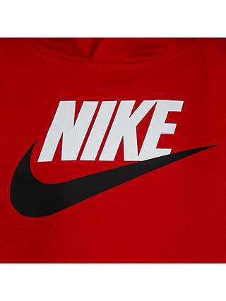 Nike Kids' Logo Hoodie, Red