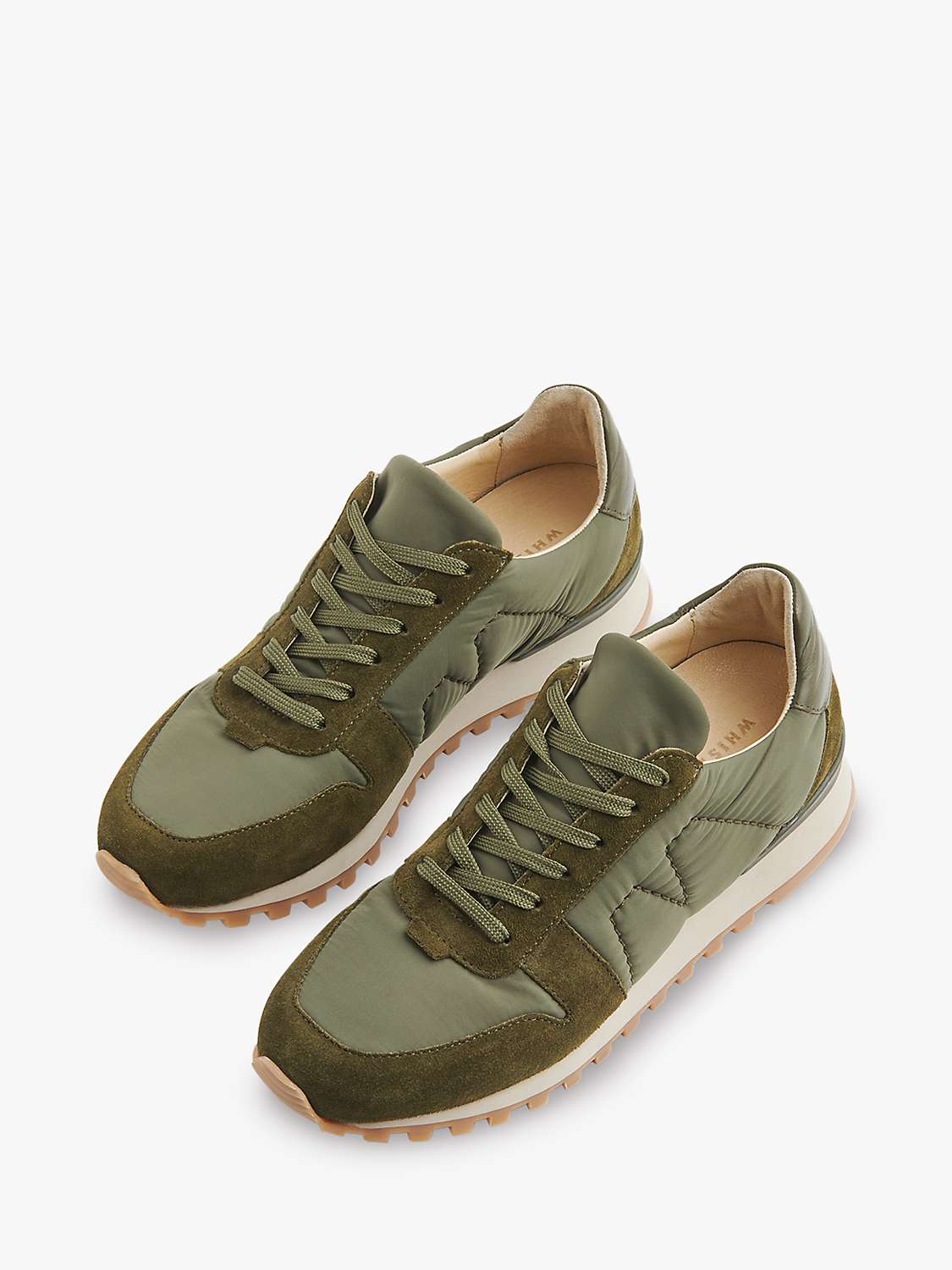 Buy Whistles Silas Padded Low Top Trainers Online at johnlewis.com