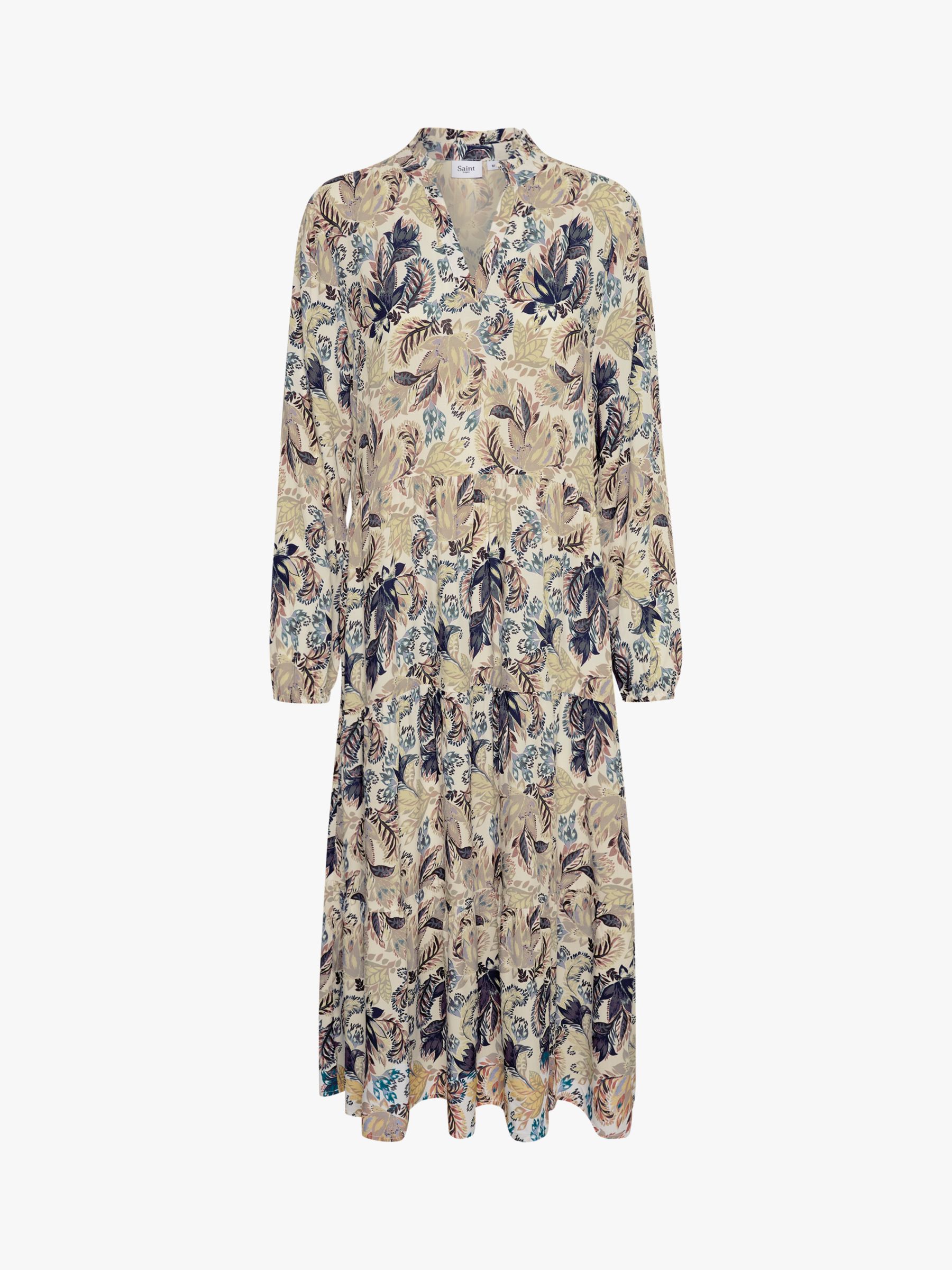 Saint Tropez Eda Bohemian Print Maxi Dress, Multi at John Lewis & Partners