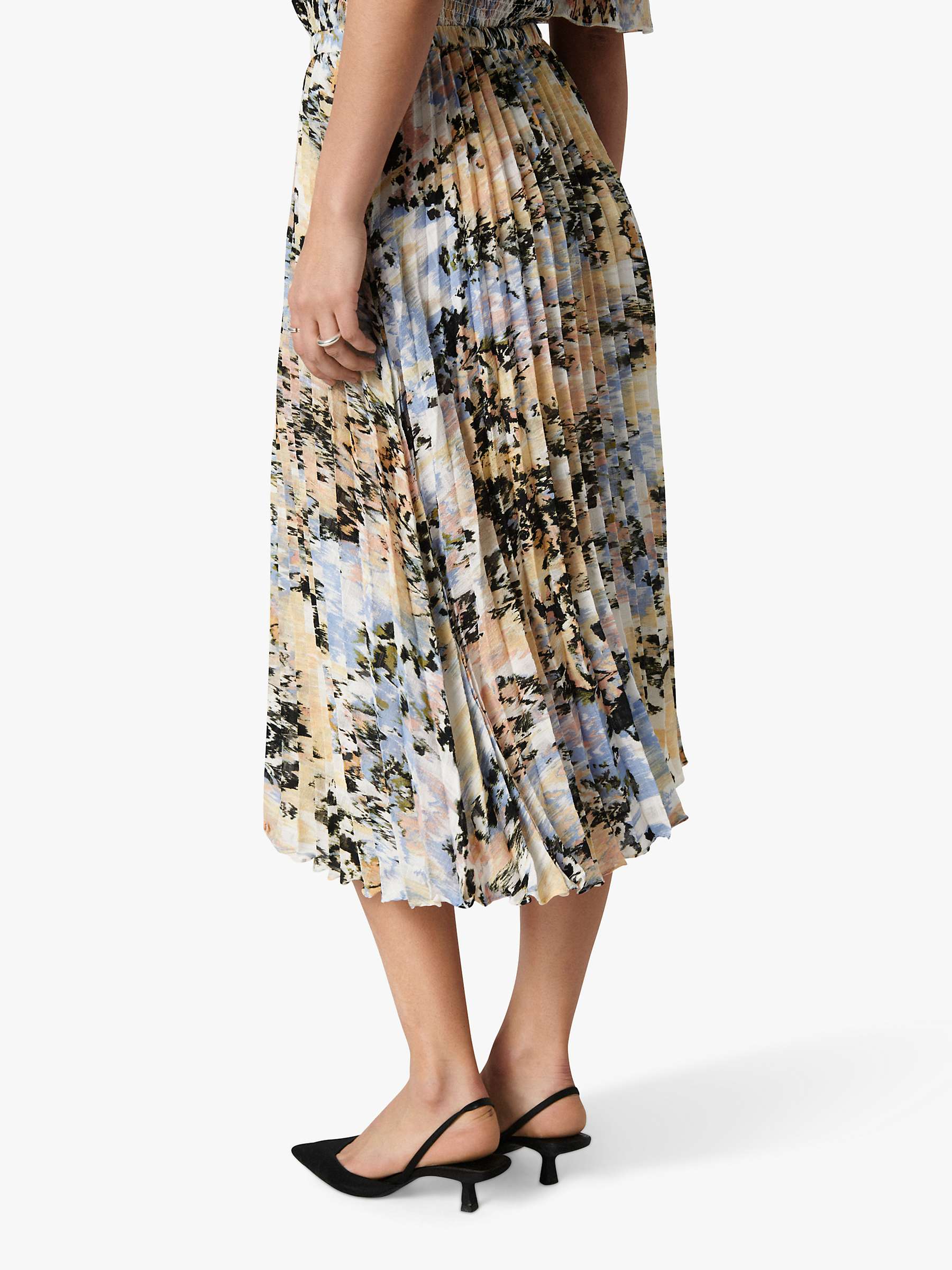 Buy Soaked In Luxury Olympia Abstract Prink Skirt, Multi Online at johnlewis.com