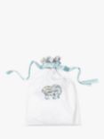 Trotters Baby Liberty Print Elephant Zoo Print Sleepsuit & Gift Bag Set, White, White