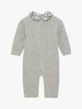 Trotters Baby Liberty Print Queue For The Zoo All-In-One, Grey