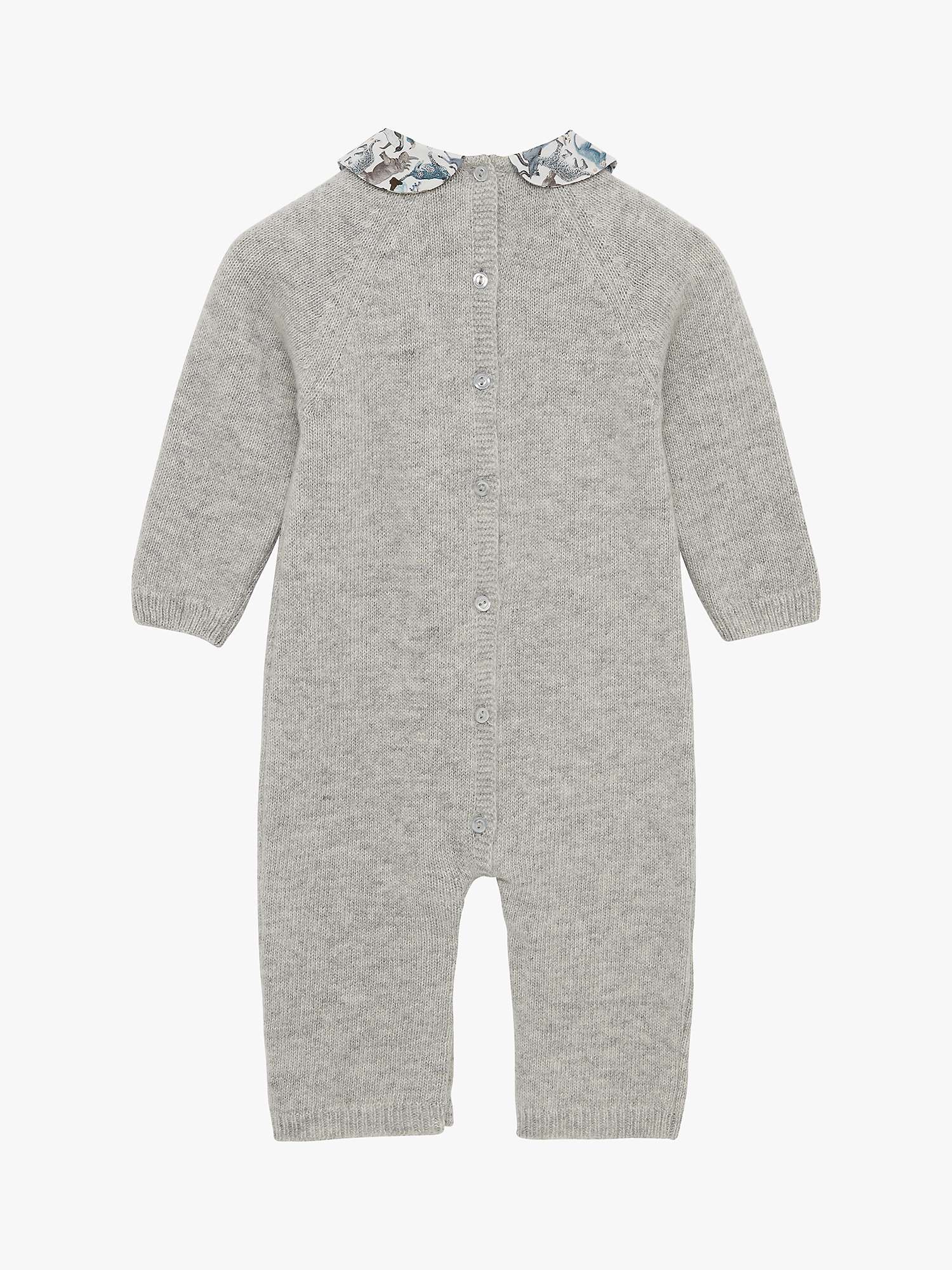 Buy Trotters Baby Liberty Print Queue For The Zoo All-In-One, Grey Online at johnlewis.com